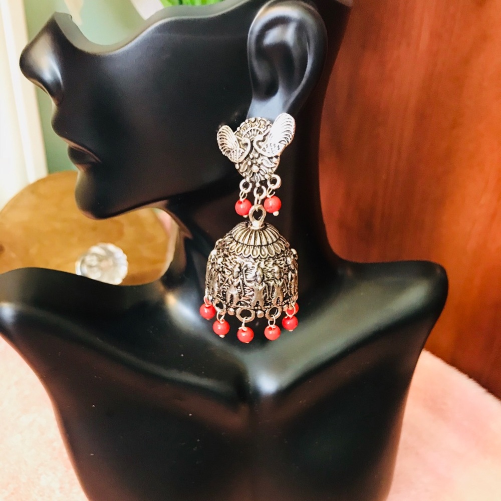 Silver plated Statement earings